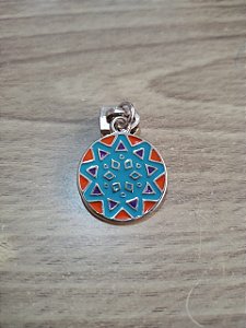 CURSOR MANDALA LARANJA COM AZUL