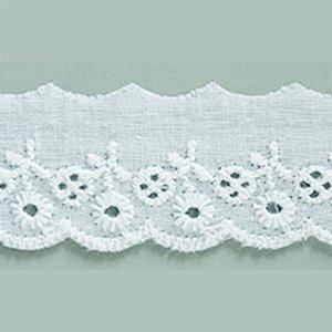 BORDADO INGLÊS DE ALGODÃO - BA004 - METRO