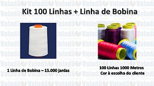 Kit 100 Linhas e Linha de Bobina