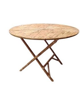 MESA DE BAMBU DOBRÁVEL 1,80M