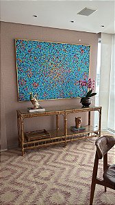 Aparador de bambu natural 2,00 m