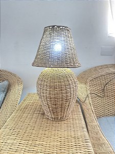 Abajur em junco natural M
