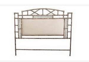 Cabeceira de Cama King em bambu e palha de buriti