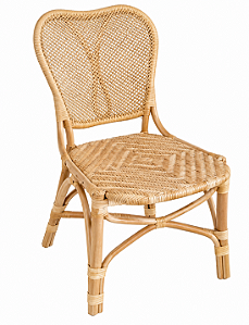 Cadeira Bali em rattan natural