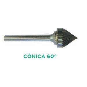 LIMA ROTATIVA CÔNICA 60° Ø16 (H6xC13,9xT62) - HTOM