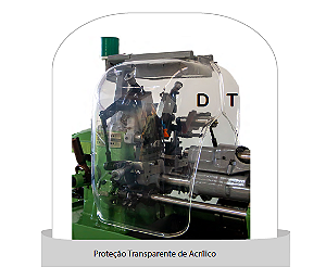 TAMPA DE PROTEÇÃO ACRILICO A15/25 4MM TRASEIRA