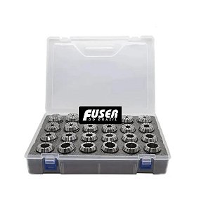 JOGO DE PINÇAS DIN. 6499B ER-11 (1-7) C/ 07 PCS 1,0MM S/ CHAVE E S/ MANDRIL (CP)