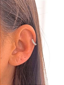 REF 630 PIERCING HELIX ESTRELA - AÇO INOXIDÁVEL - Sereias de Vix