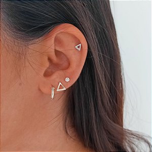 Piercing de cobrinha para o hélix ou trágus - Sereias de Vix - Acessórios  em Aço Inoxidável