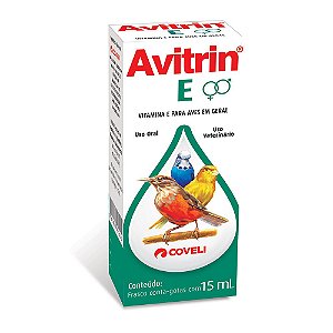 Avitrin E 15 ml - Validade:31/10/2021