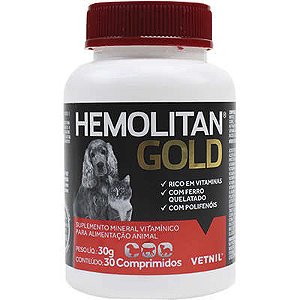 Hemolitan Gold 30 comprimidos