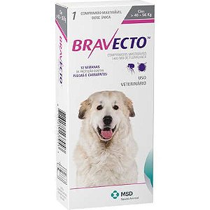 Bravecto 1400 mg 40 até 56 Kg