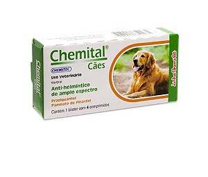 Chemital Cães 4 Comprimidos