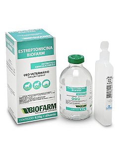 Estreptomicina Biofarm 6,25 gr