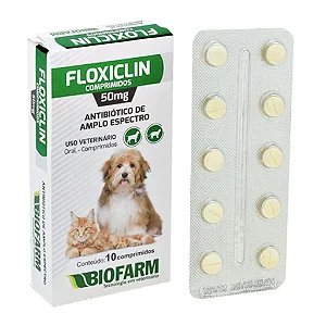 Floxiclin 50 mg 10 Comprimidos