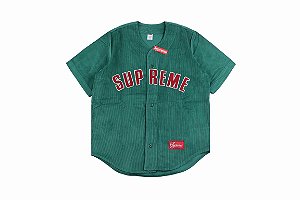 Camiseta Jersey Verde Supreme Corduroy Baseball