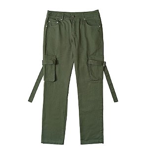 Calça Cargo NDG Studio Verde Musgo