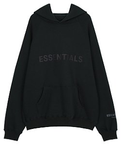 Moletom Fear of God Essentials 3D Black on Black