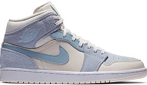 Air Jordan 1 Mid Mixed Textures Blue