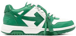 Tênis Off-White Green Out of Office Low Top