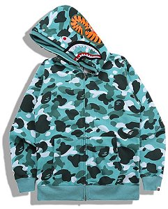 Moletom Bape Light Blue Camo