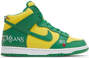 Nike Dunk High SB Supreme x 'By Any Means - Brazil'