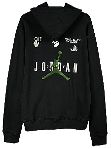 Moletom Air Jordan x Off-White MJ T-Shirt 'Black/White/Forest Green'