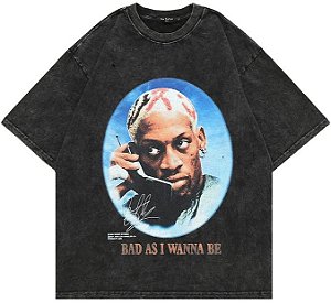 Camiseta Vintage Bootleg Rodman " Bad As I Wanna Be"