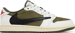 Travis Scott x Air Jordan 1 Retro Low OG SP 'Reverse Olive