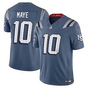 Camisa NFL Men's New England Patriots Drake Maye Nike Storm Blue 2025