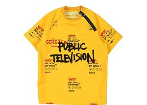 OFF-WHITE Goretex T-Shirt Amarela