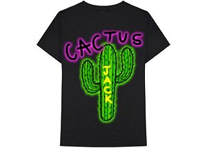 Camiseta Preta Travis Scott Cactus Jack Airbrush