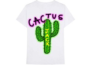 Camiseta Branca Travis Scott Cactus Jack Airbrush