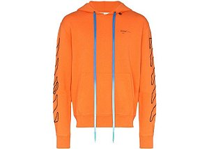 Moletom Off-White Laranja "Abstract Arrows"