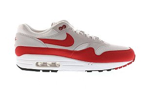 Nike Air Max 1 Branco/Vermelho Anniversary Red (2017/2018)