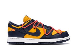 Nike x Off-White Dunk Low  University Gold Midnight Navy