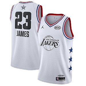 Camiseta Basquete NBA bordada edição exclusiva - 999 - Los Angeles Lakers - James Lebron