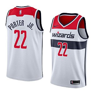 Camiseta Basquete NBA bordada edição exclusiva - 999 - Washington Wizards - Porter Jr.