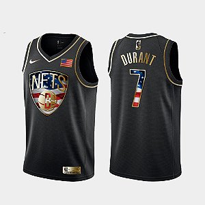 Camiseta Basquete NBA bordada edição exclusiva - 999 Brooklyn Nets - Durant