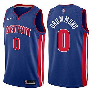 Camiseta Basquete NBA bordada edição exclusiva - 999 Detroit Pistons - Drummond