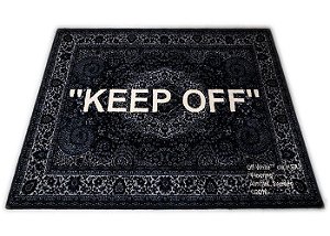 Tapete Virgil Abloh x IKEA "KEEP OFF" Rug 133x195 CM Black/White