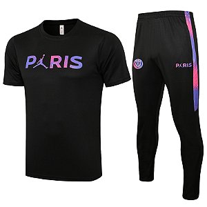 Conjunto PSG Modelo 2021 (Camiseta + Calça)