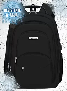Mochila Viagem Grande Unissex Notebook Impermeável Usb Faculdade Escolar Reforçada