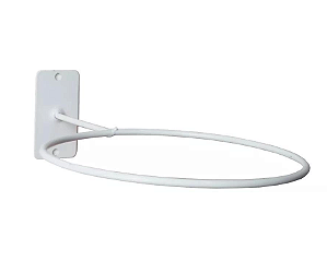 SUPORTE AÇO 16X16 P/BOLA FUTEBOL BASQUETE VÔLEI (KIT 04)- BRANCO