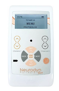 NEURODYN PORTATIL - APARELHO DE TENS 2 CANAIS 110V/220V | IBRAMED