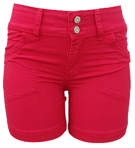 8412 TF SHORTS LYC COLOR RAQUEL VERMELHO