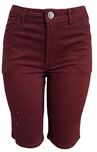 2312 TF BERMUDA LYC COLOR - Vinho