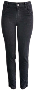54189 TF CIGARRETE JEANS LYC BELLATRIX BLACK - Amaciado