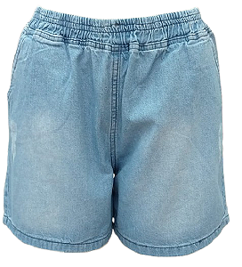 13SHO02 TF SHORTS JEANS CHARM - Delavê ++