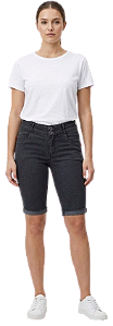 88148 TF CICLISTA JEANS LYC BELLATRIX BLACK - AMACIADO